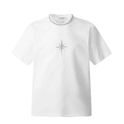 Raymond – Donker Cross Star T-Shirt voor Heren
