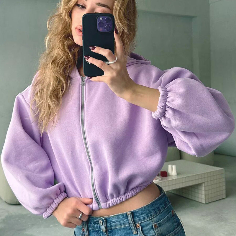 Jessica – Sportieve Dameshoodie in Y2K-stijl
