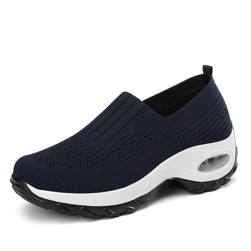 Natalie – Ademend Dames-Sneaker met Luchtkussen en Dikke Zool
