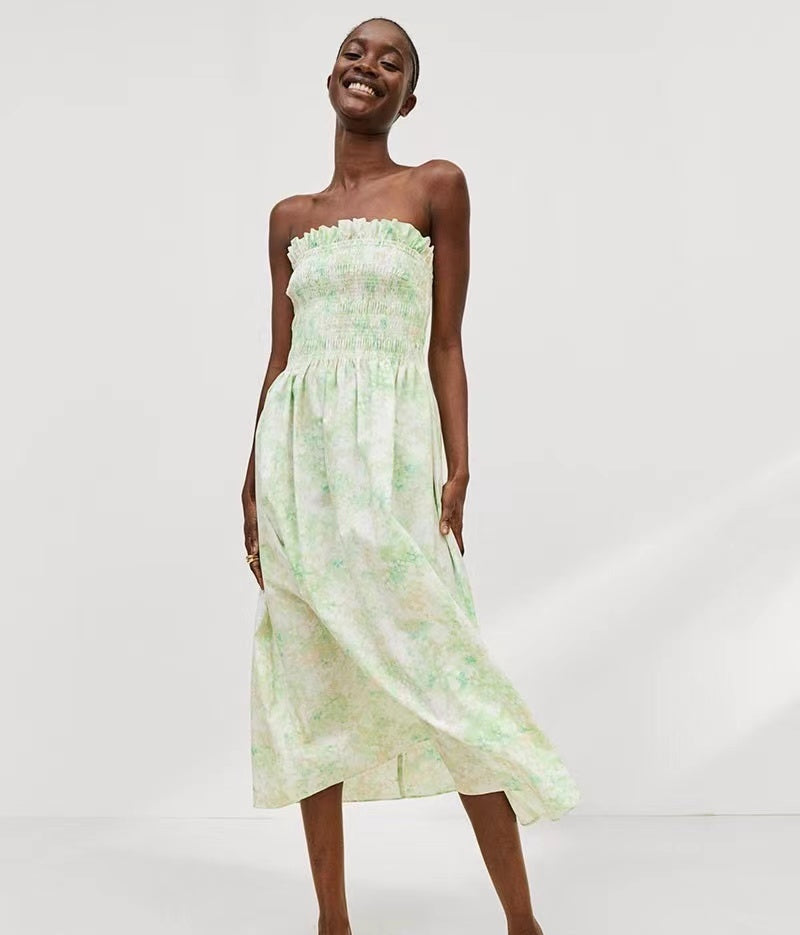 Alison – Frans Jurk met Off-Shoulder en Stretch