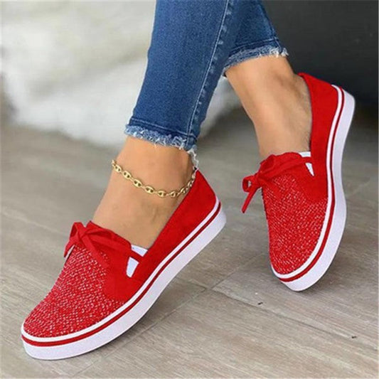 Jasmine – Canvas Dames Sneaker met Veters