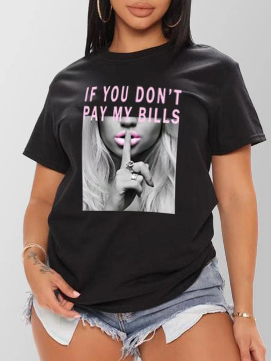 Jane – Rondhals T-Shirt met Print voor Dames