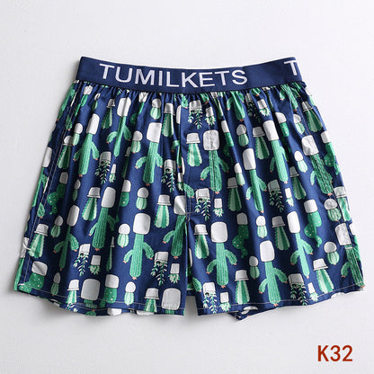 Allan – Bedrukte Herenboxershorts van Katoen