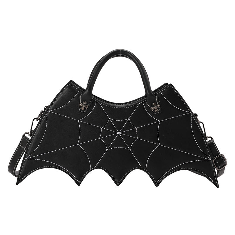 Julie – Schoudertas met Spinweb-Design voor Halloween