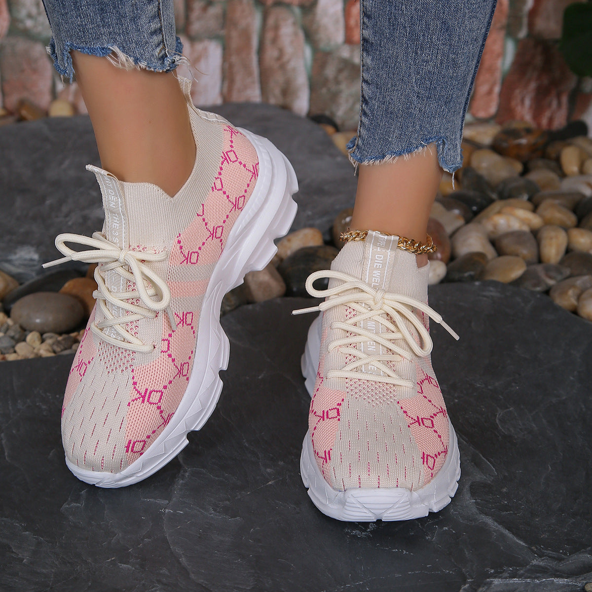 Audrey – Ademend Canvas Sneakers voor Dames