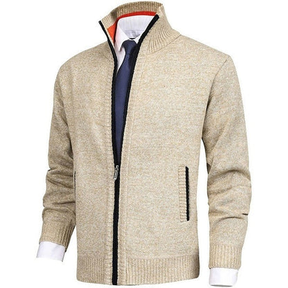 Roger – Regular Fit Cardigan van hoogwaardig veganistisch wol