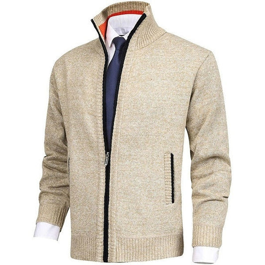 Roger – Regular Fit Cardigan van hoogwaardig veganistisch wol