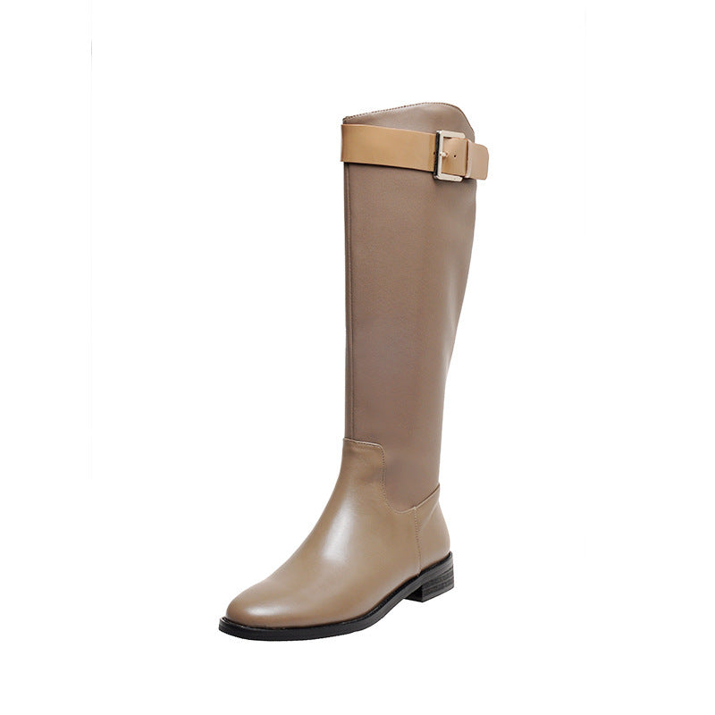 Ann – Retro Rondneus Ridderlaarzen