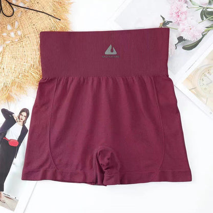 Grace – Hooggetailleerde Fitnessshorts voor Dames met Ruitontwerp