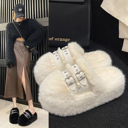 Kate – Dicke Wickel-Hausschuhe für Damen