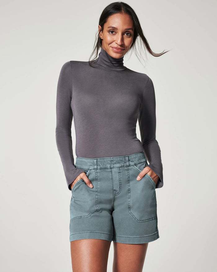 Sarah – Hoge Taille Overgooier van Katoen en Linnen, Casual Broek, Dunne A-Lijn