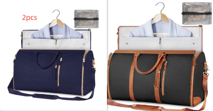 Lauren – Grote Capaciteit Reis-Duffle-Tas voor Vrouwen, Vouwbare Pak Tas, Waterdichte Kleding Tassen