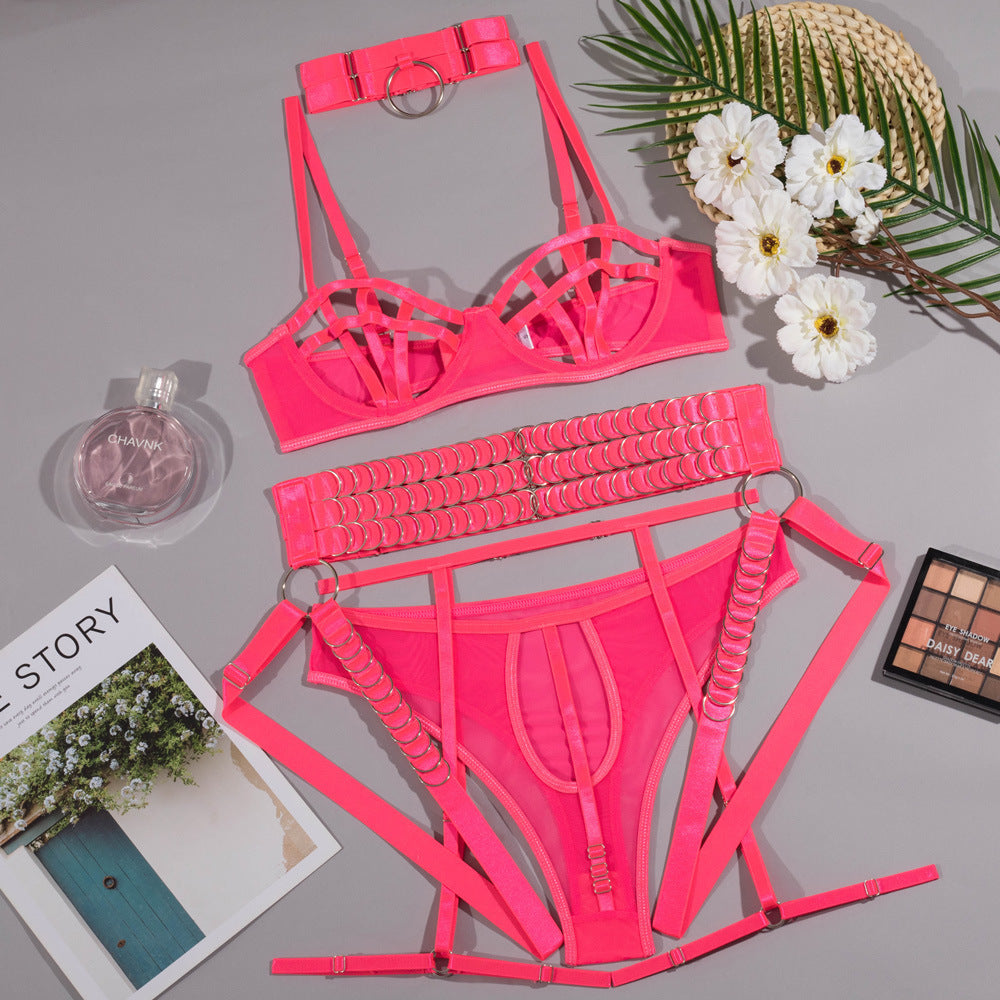 Brenda – Hohlgesnoerd Lingerieset met Borstondersteuning