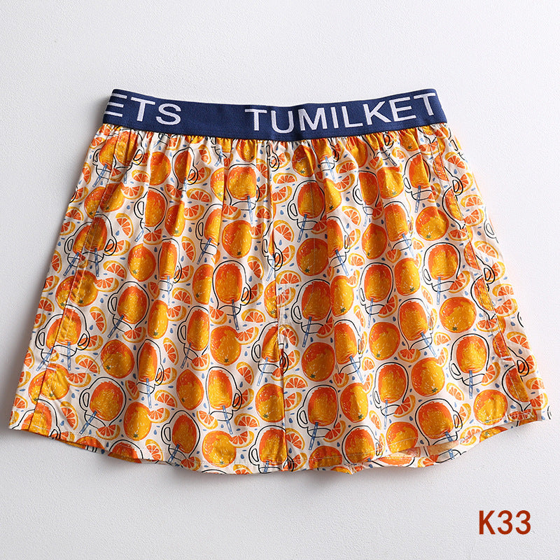 Allan – Bedrukte Herenboxershorts van Katoen