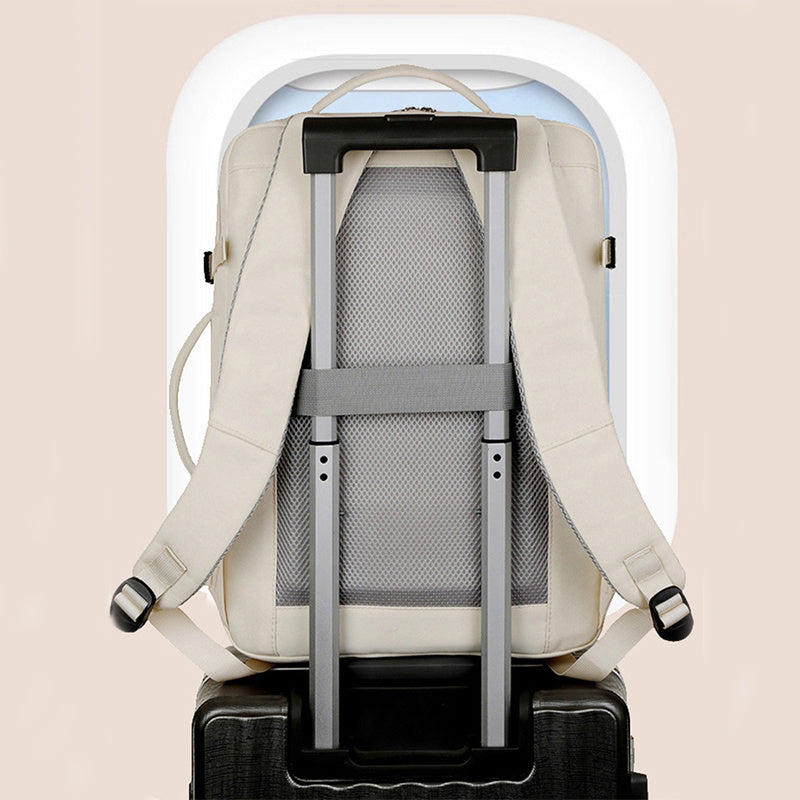 Hannah – Rugzak met grote capaciteit voor dames met meerdere zakken en ritsen