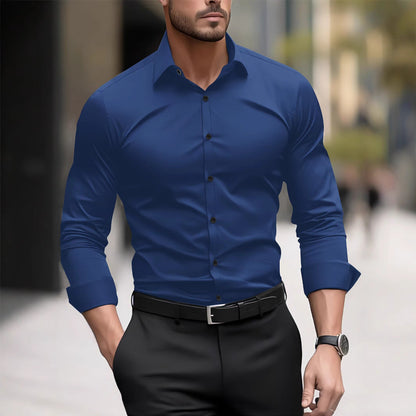 Miles – Lang Business-Casual Overhemd voor Heren