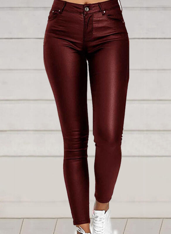 Clara – Stijlvolle Leggings van vegan leer