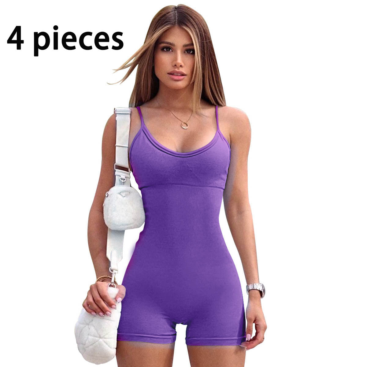 Melanie – Sportieve Jumpsuit met Spaghetti-Bandjes voor Dames