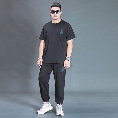 Joe – Oversized T-Shirt en Broek Twee-delig Casual Sportpak