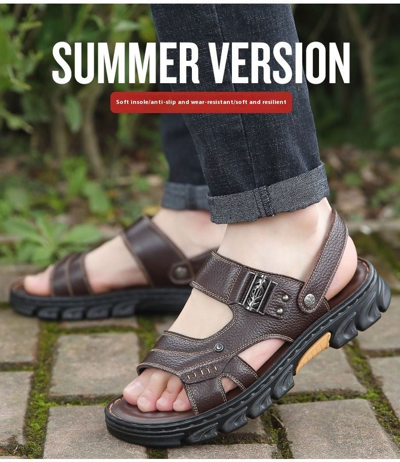 Ray – Comfortabele Heren Sandalen van Vegan Leer