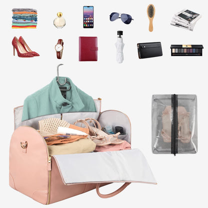 Lauren – Grote Capaciteit Reis-Duffle-Tas voor Vrouwen, Vouwbare Pak Tas, Waterdichte Kleding Tassen