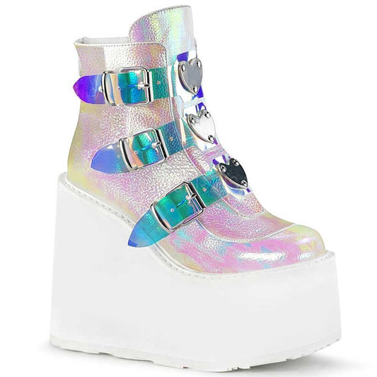 Donna – Wedge Heel Japanse Punk Stijl Dameslaarzen