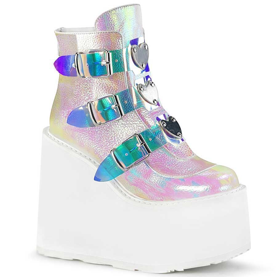 Donna – Wedge Heel Japanse Punk Stijl Dameslaarzen