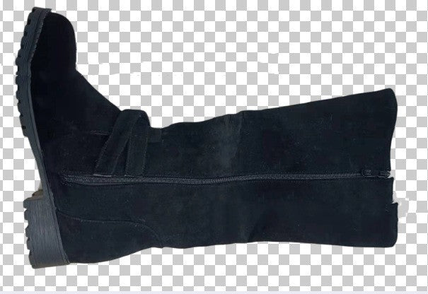 Lucy – Lange Modestiefel van Premium Vegan Suède