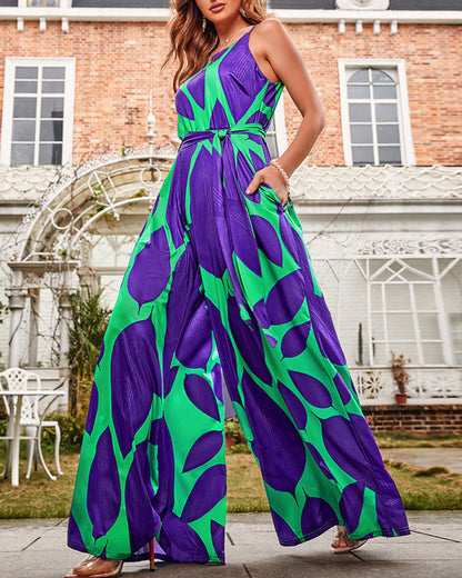 Nicola – Groene Jumpsuit met Kant
