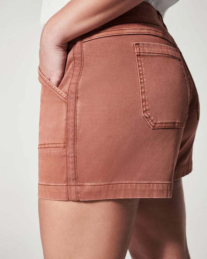Sarah – Hoge Taille Overgooier van Katoen en Linnen, Casual Broek, Dunne A-Lijn