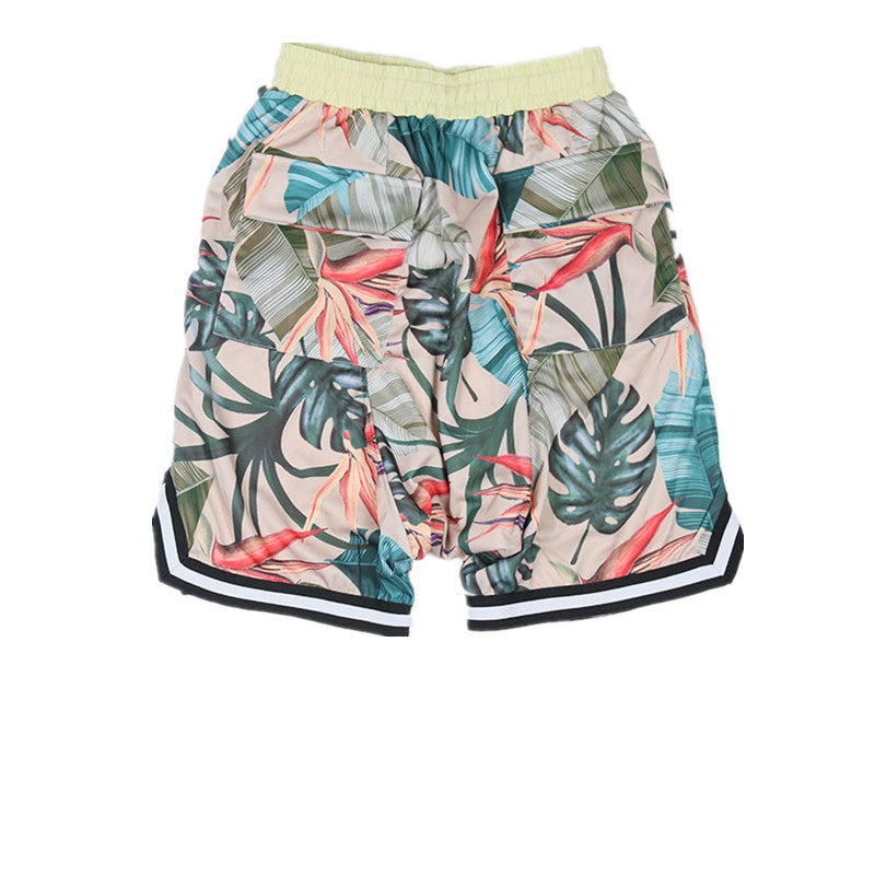 Nick – Hip Hop Heren Strandshorts in Hawaiiaanse Stijl