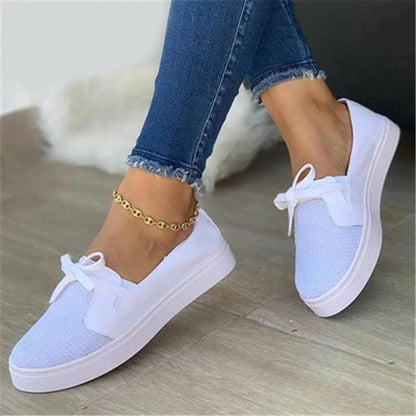 Jasmine – Canvas Dames Sneaker met Veters