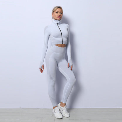 Hayley – 3-delig naadloos sportset voor dames