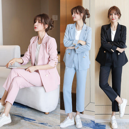 Kathleen – Elegante Dames Blazer Broekpak voor Lente en Herfst