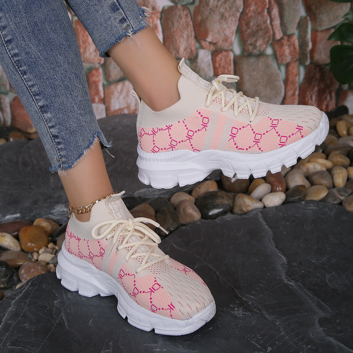 Audrey – Ademend Canvas Sneakers voor Dames