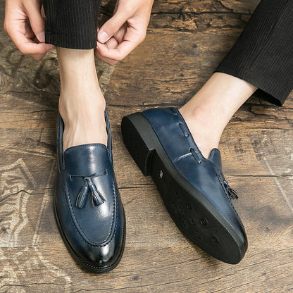 Lawrence – Business Casual Kwastenschoenen van vegan leer