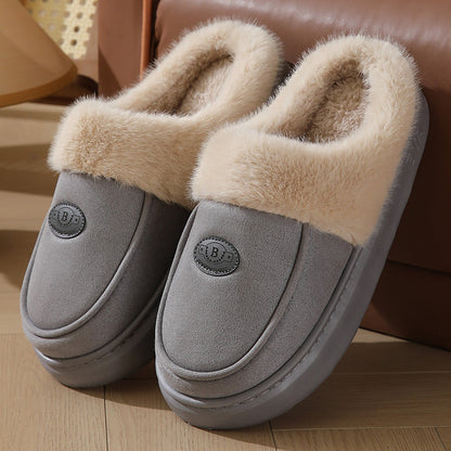 Percy – Warme Heren-Hausschoenen van Premium Vegan Suède
