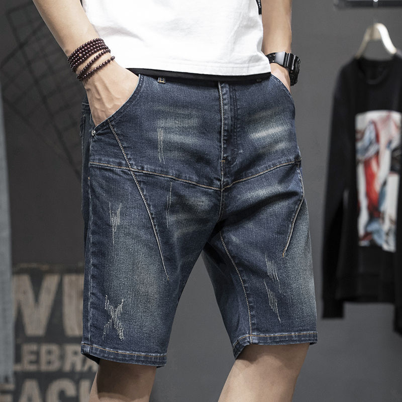 Joe – Dunne Stretch-Vijf-Punt-Denim-Shorts voor Mannen