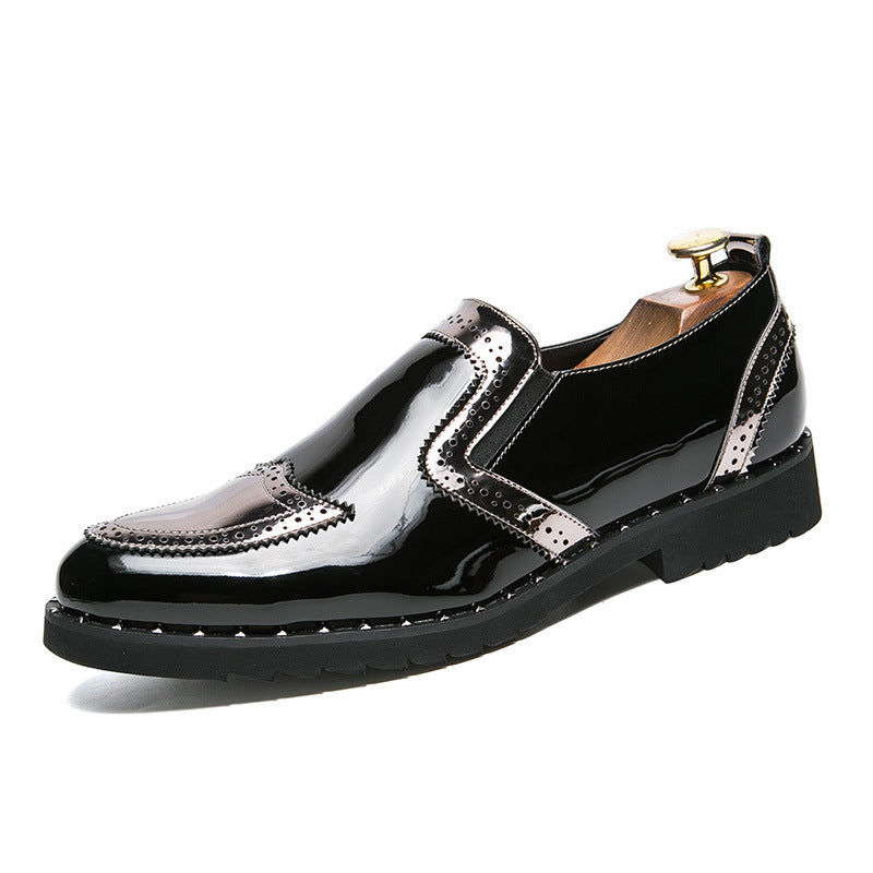 Albert – Elegante Herenhalbschoenen met Spitse Neus van Veganistisch Leer