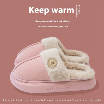 Audrey – Fluffy Winterpantoffels met Dikke Zool