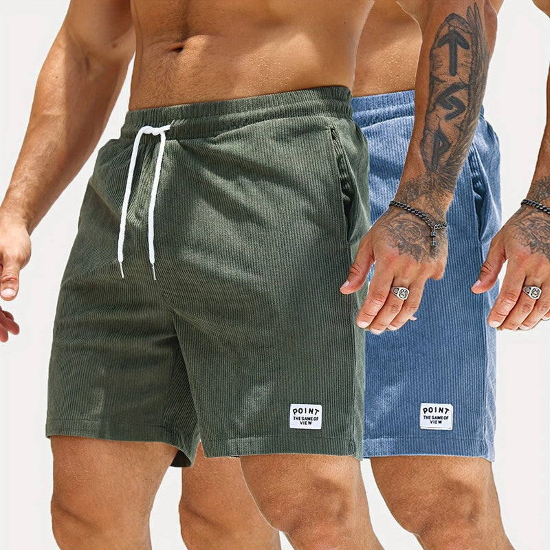 Angela – Luchtige Zomer Cordshorts met Veters voor Dames