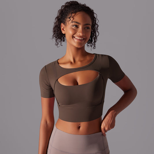 Tamara – Dubbellaagse Yoga Top voor Vrouwen