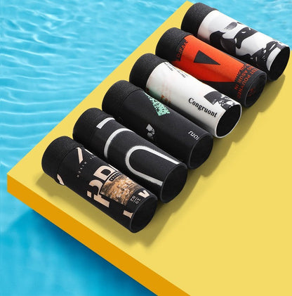 Liam – Ademend IJs-Zijde Boxershorts voor Heren