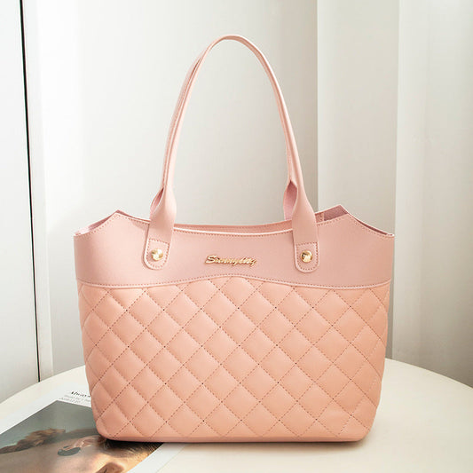 Joanne – Rhombus Handtasche voor Dames met Modieus Karomuster