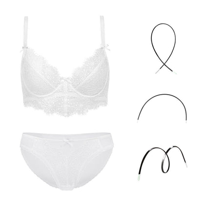 Stephanie – Transparante Lingerieset met Borduurwerk