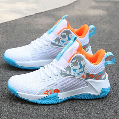 Charlie – Ademend Basketbalschoen voor Heren met Middelhoog Schacht en Antislip Zool