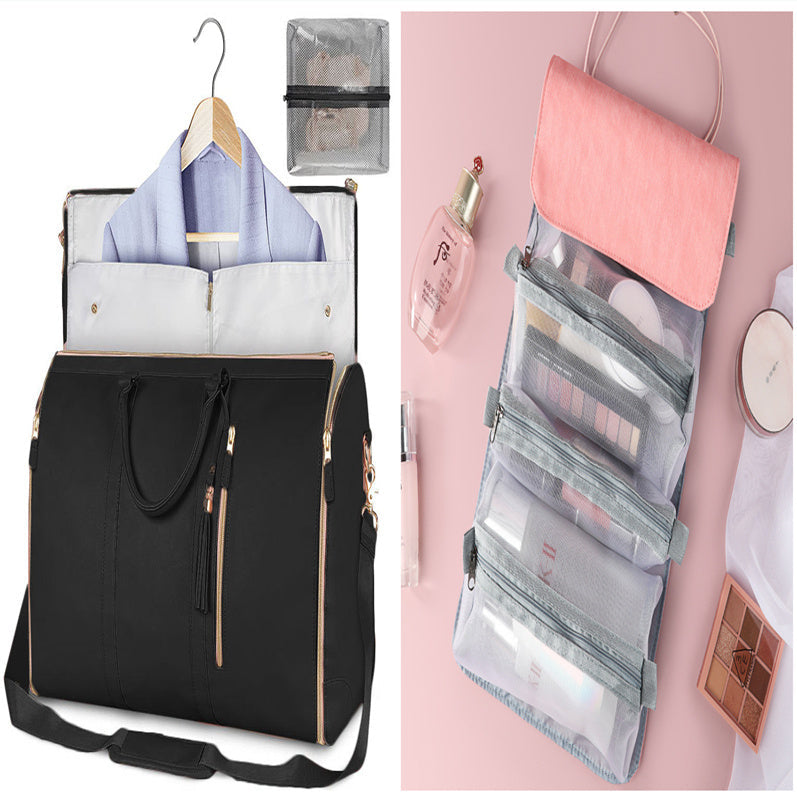 Lauren – Grote Capaciteit Reis-Duffle-Tas voor Vrouwen, Vouwbare Pak Tas, Waterdichte Kleding Tassen