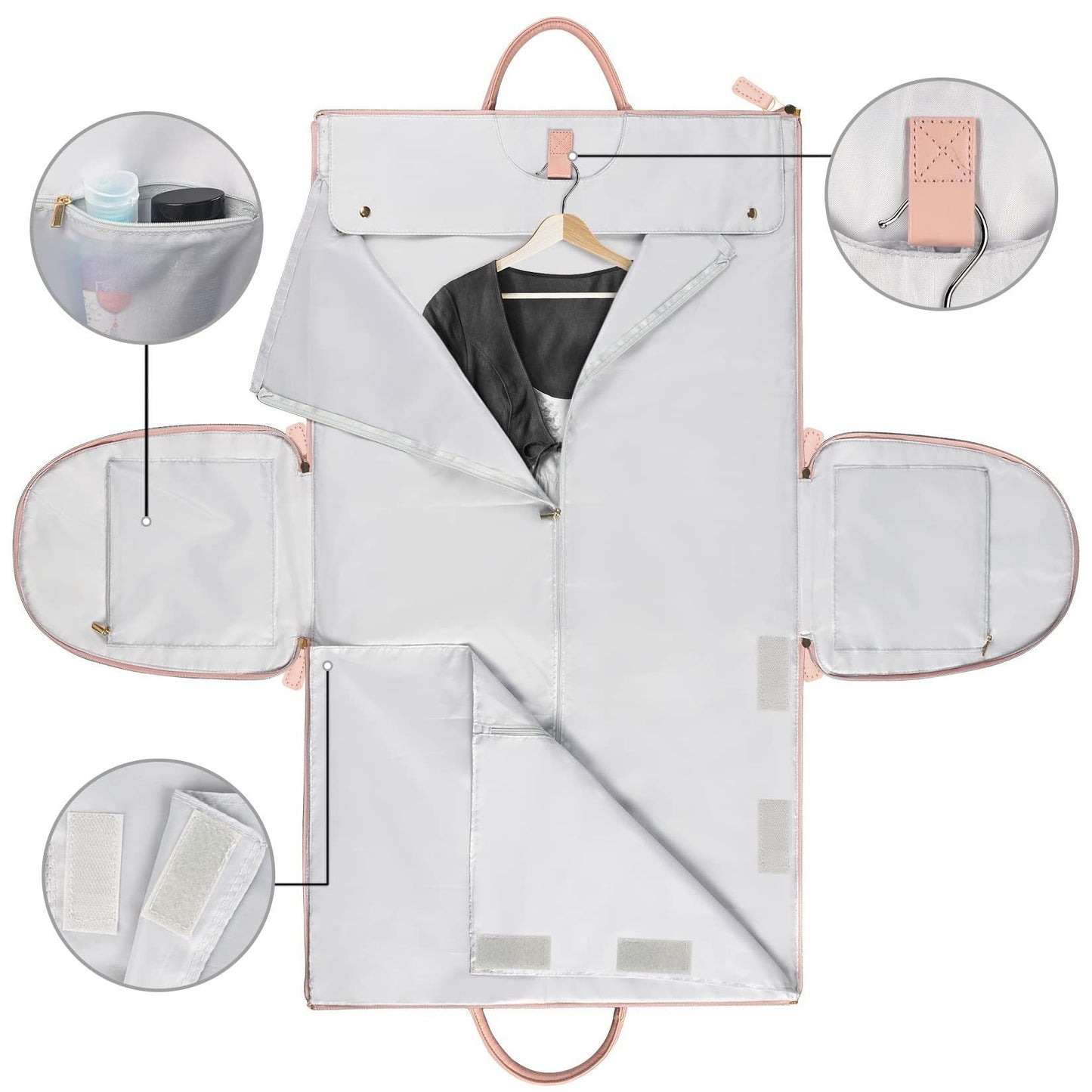 Lauren – Grote Capaciteit Reis-Duffle-Tas voor Vrouwen, Vouwbare Pak Tas, Waterdichte Kleding Tassen