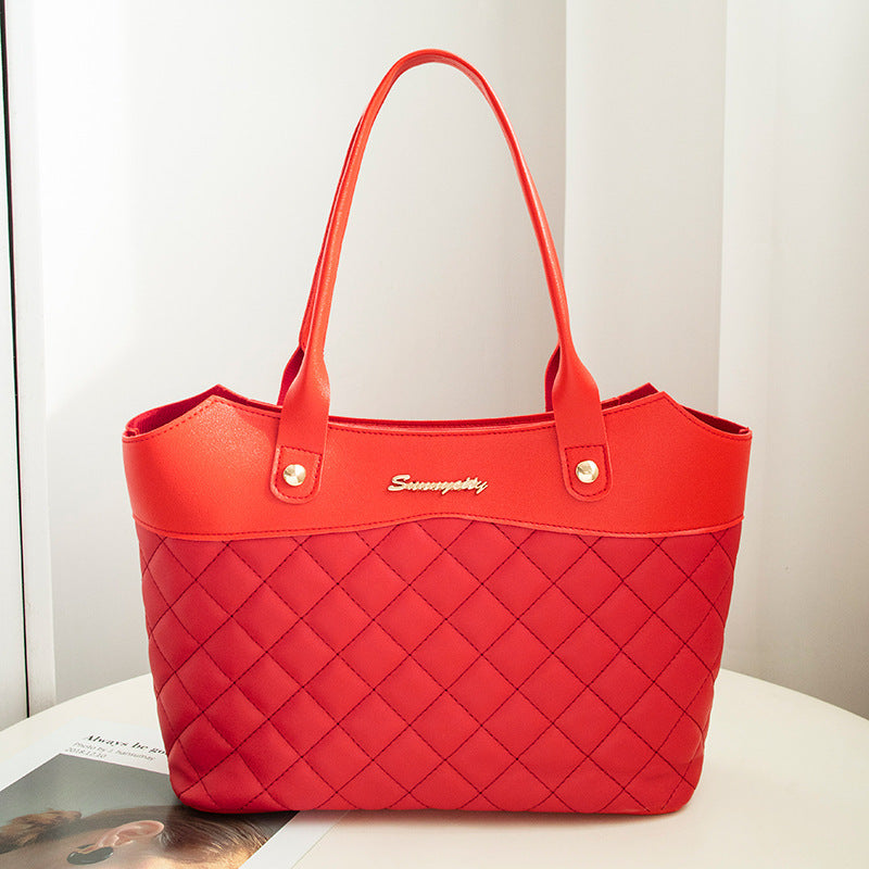 Joanne – Rhombus Handtasche voor Dames met Modieus Karomuster