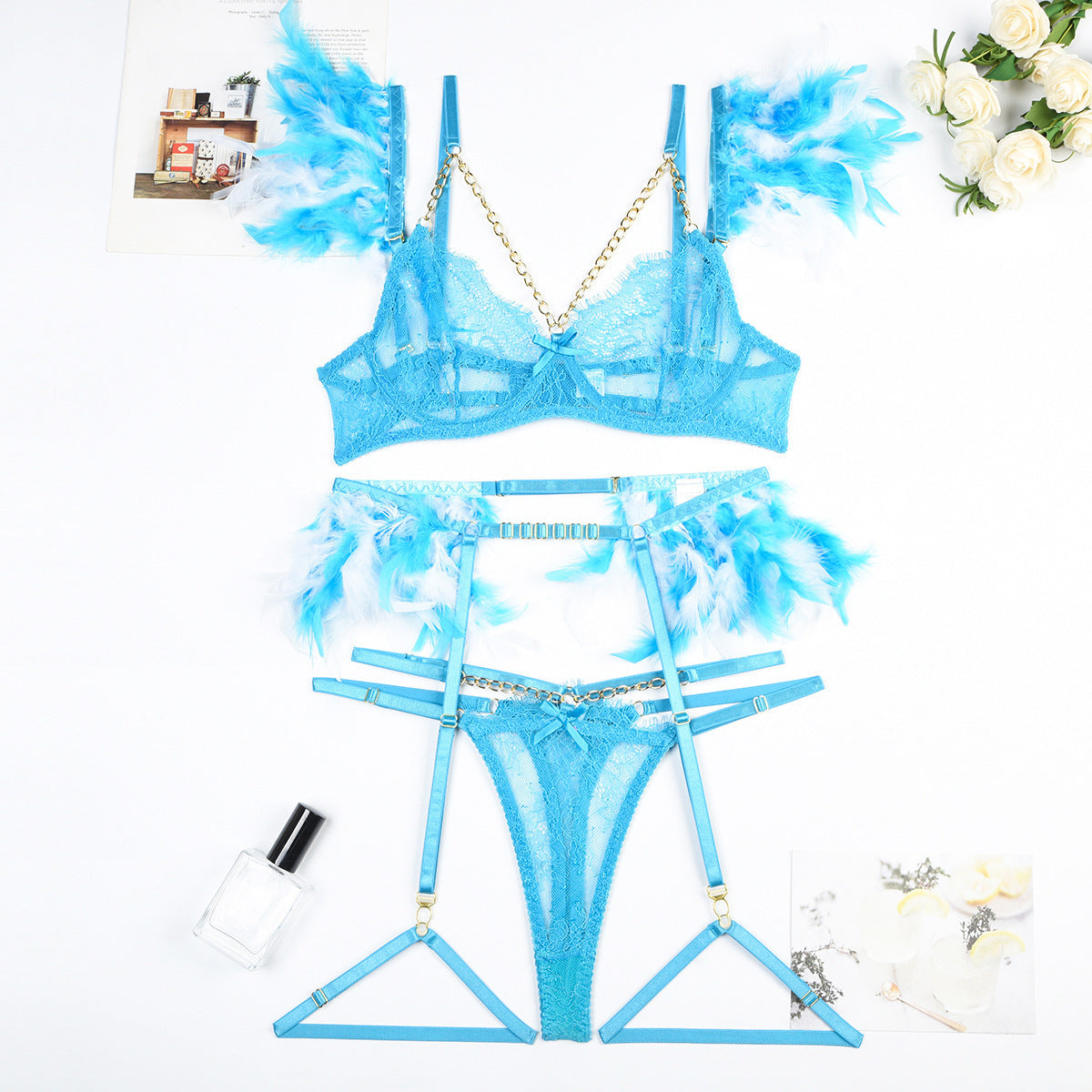 Sharon – Verleidelijk Kant Lingerieset voor Dames